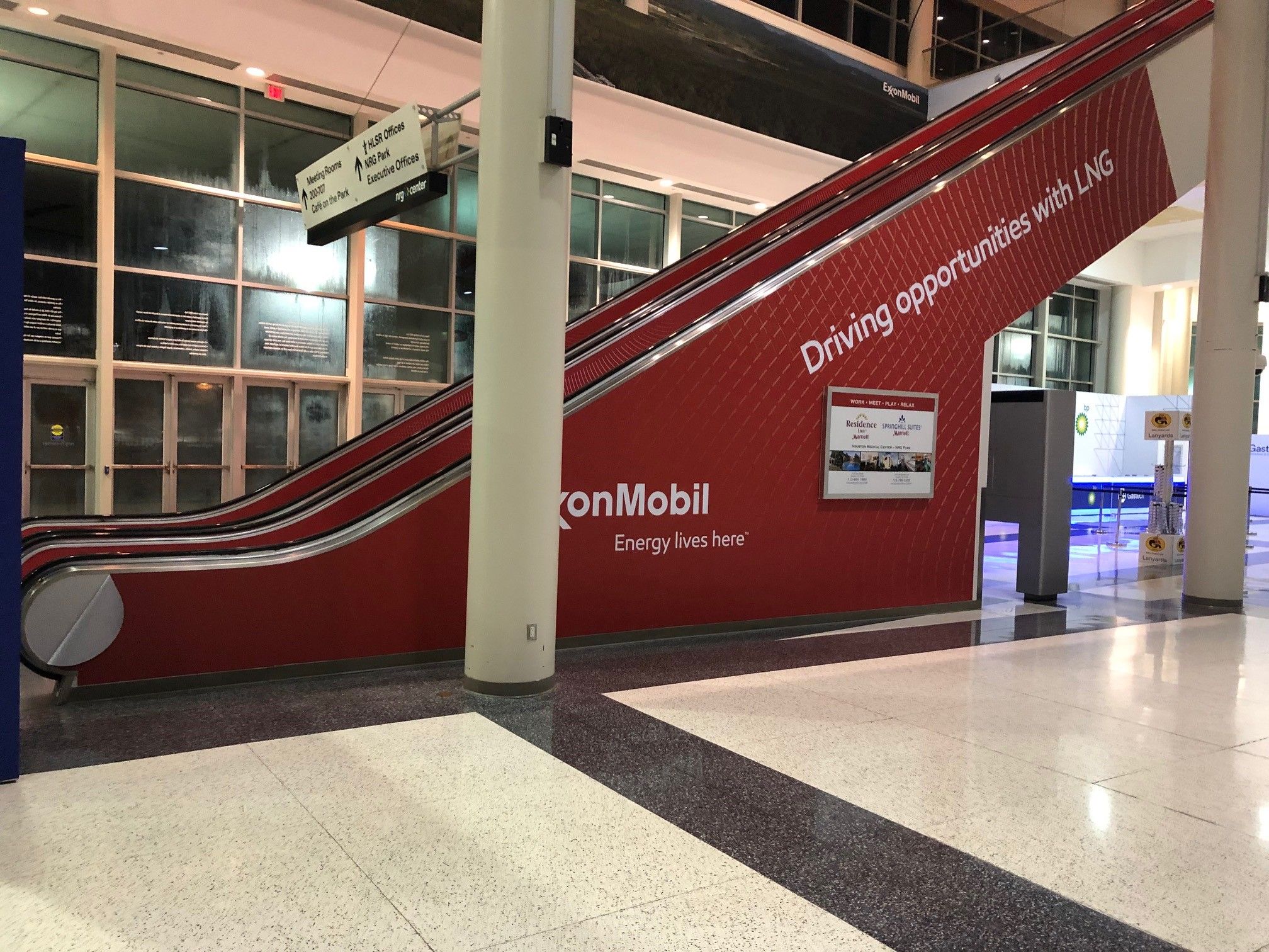 Outside Escalator Panel